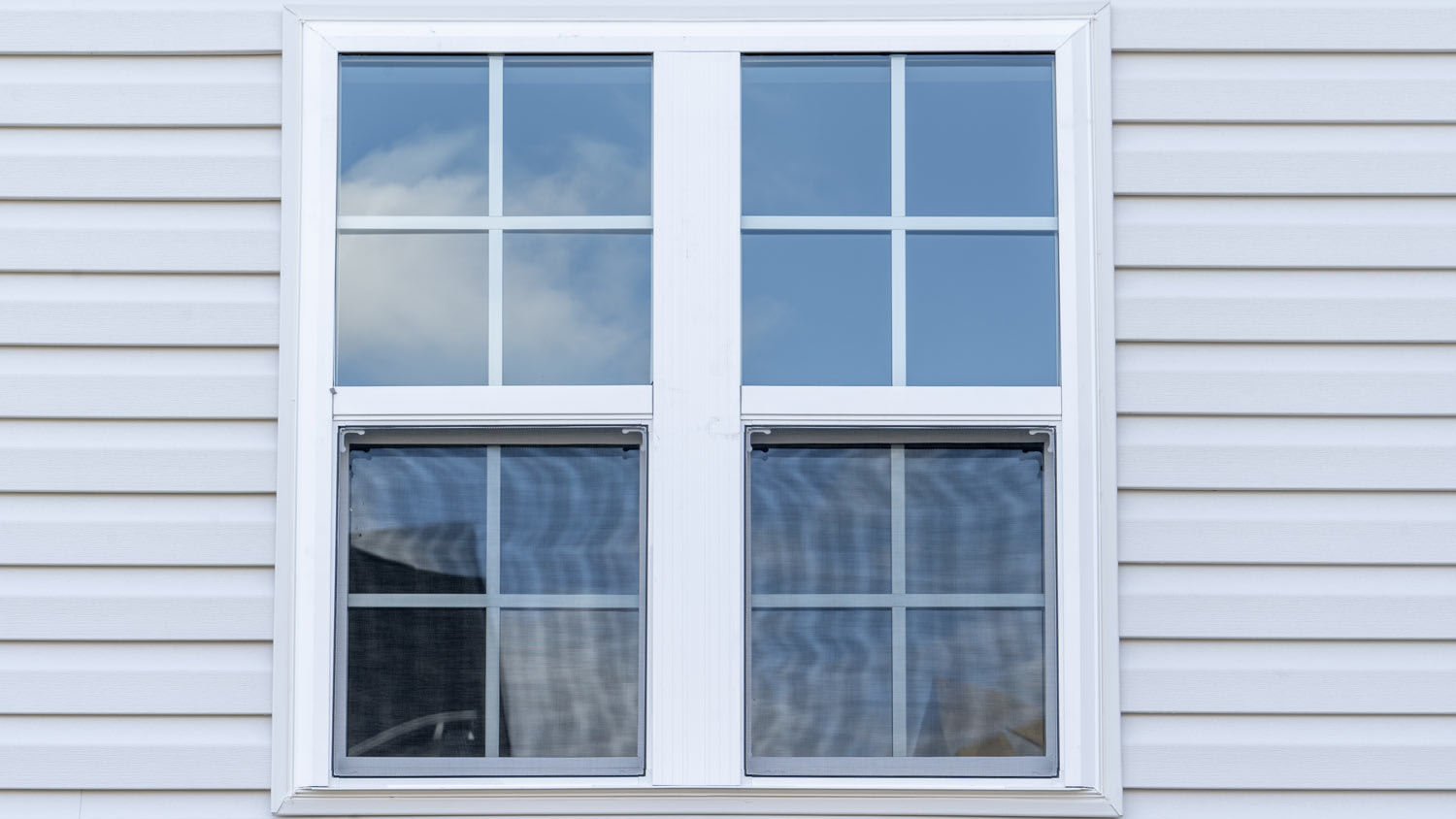 close up sliding sash windows