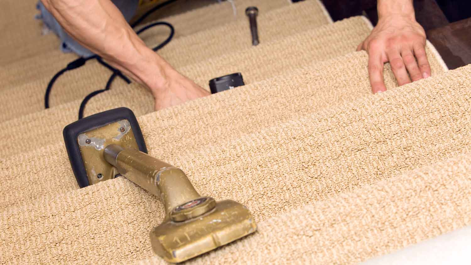 installing carpet on basement stairs