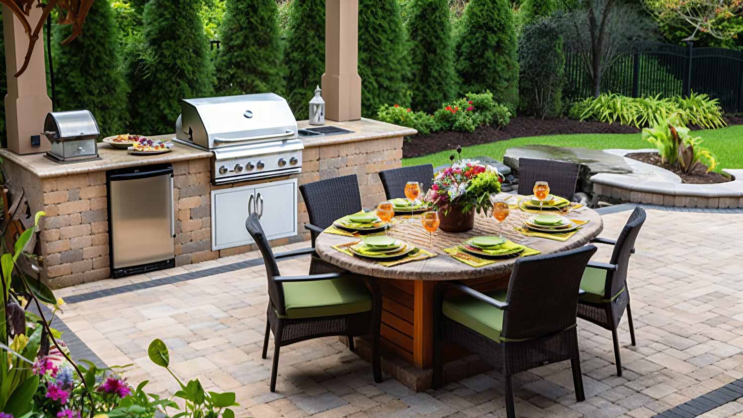 Top 7 Outdoor Kitchen Countertop Ideas | Angi