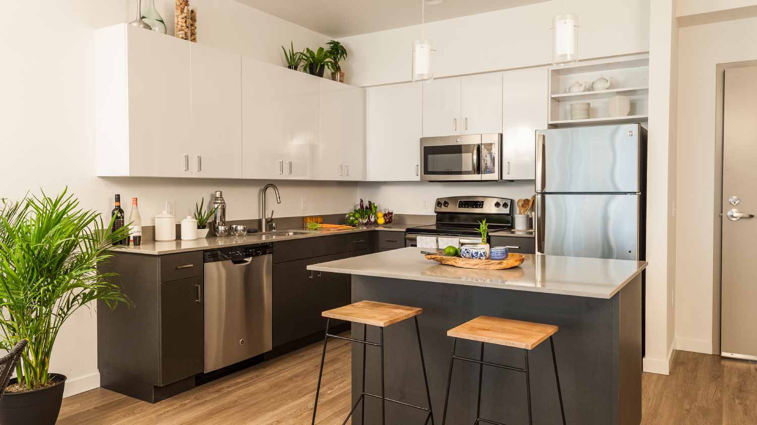 small kitchen space