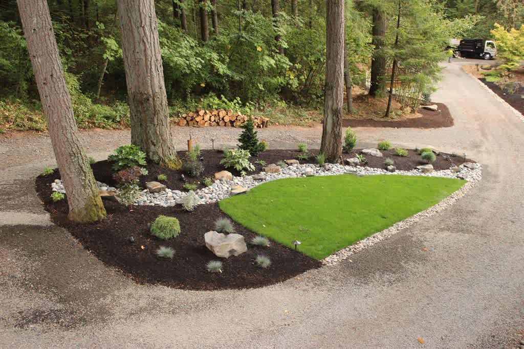 Gravel driveway