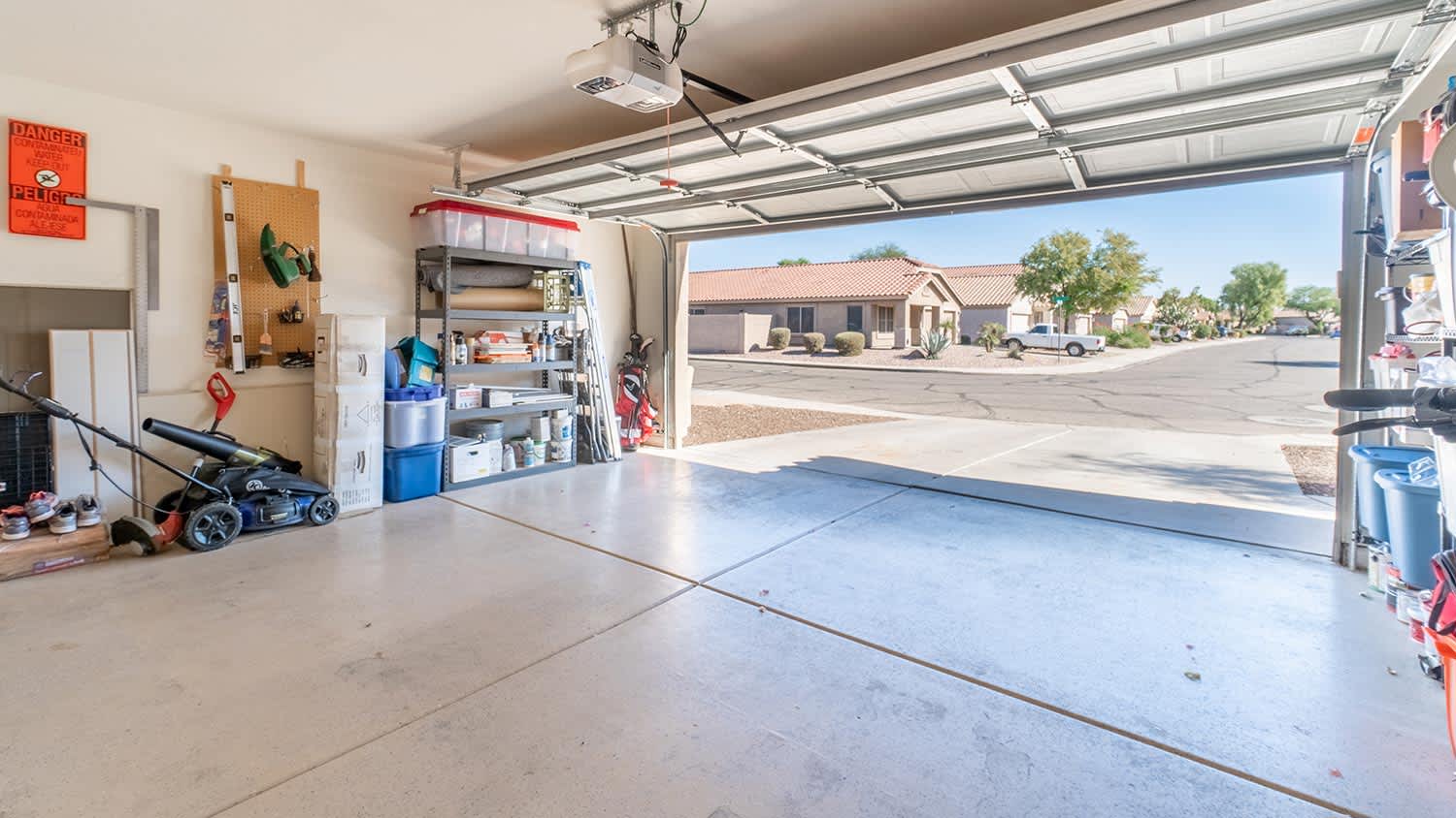 Interior garage