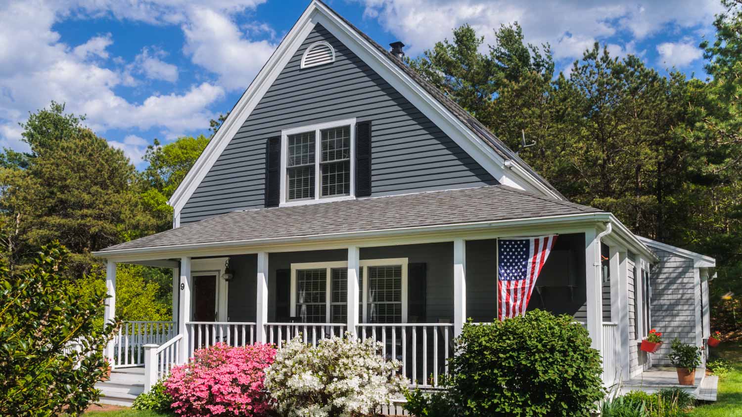 Small single family home