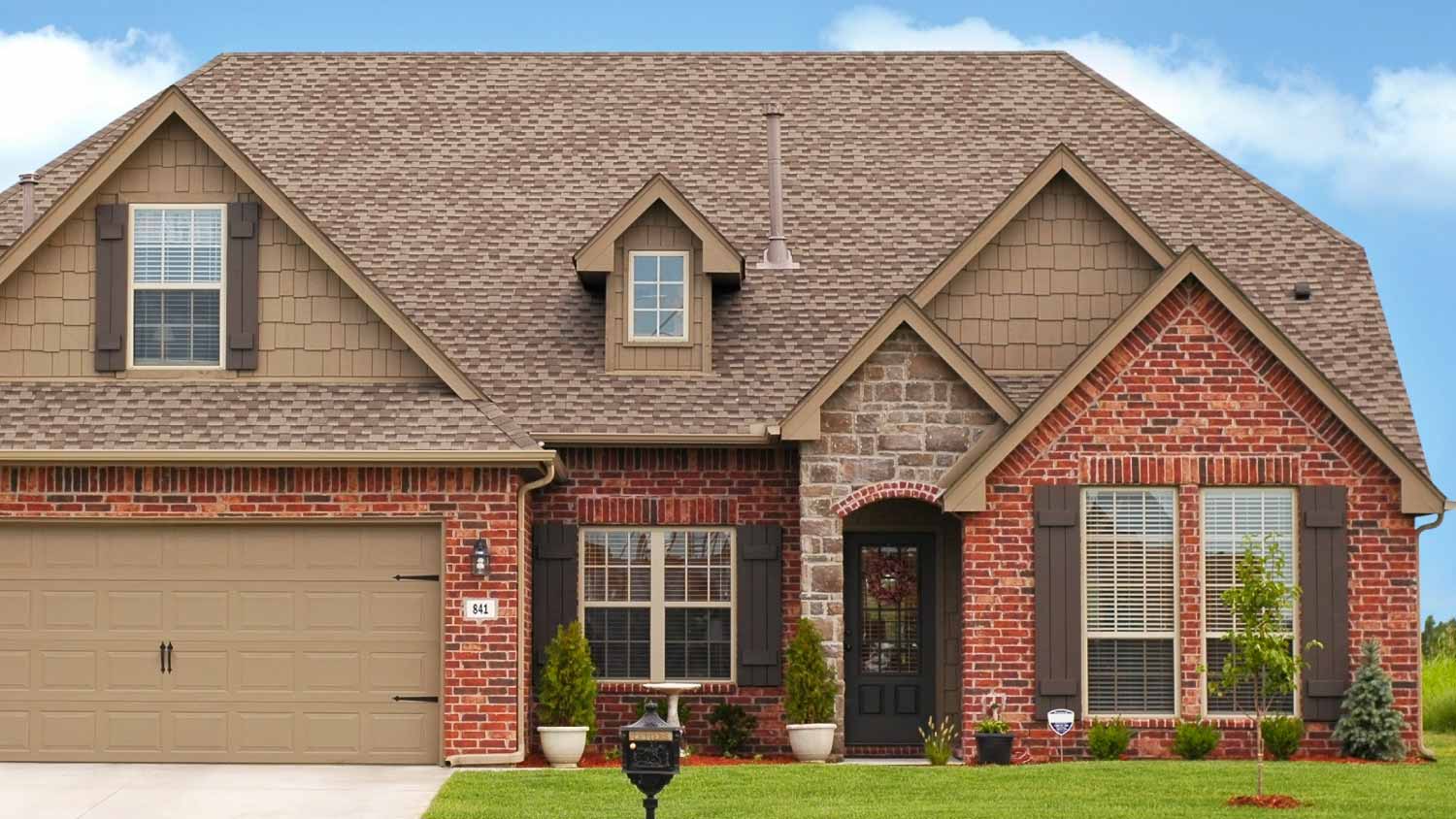 Large brick house