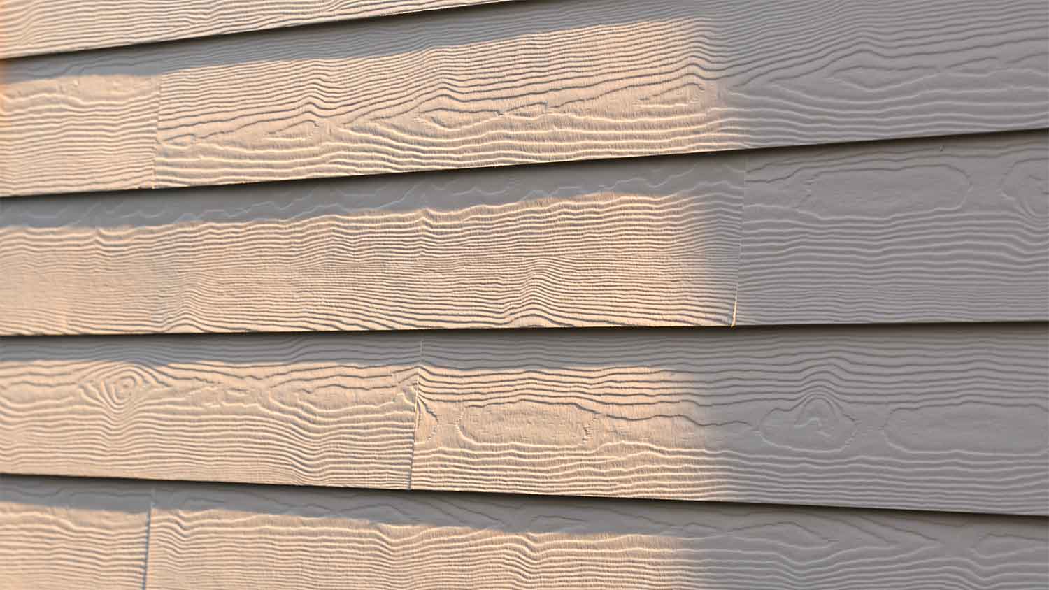 close up beige vinyl siding