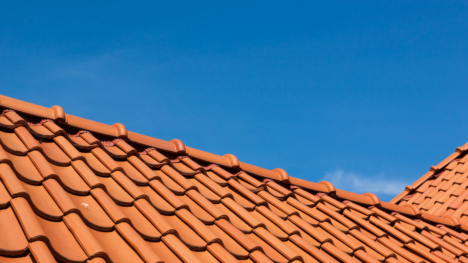 Detail of a roof tile pattern