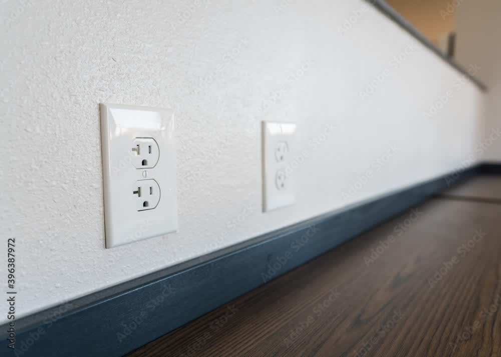 Two electrical outlets