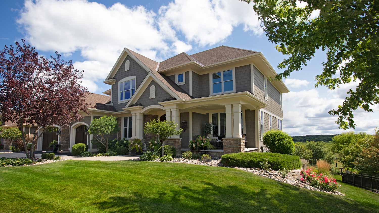 A nice suburban house