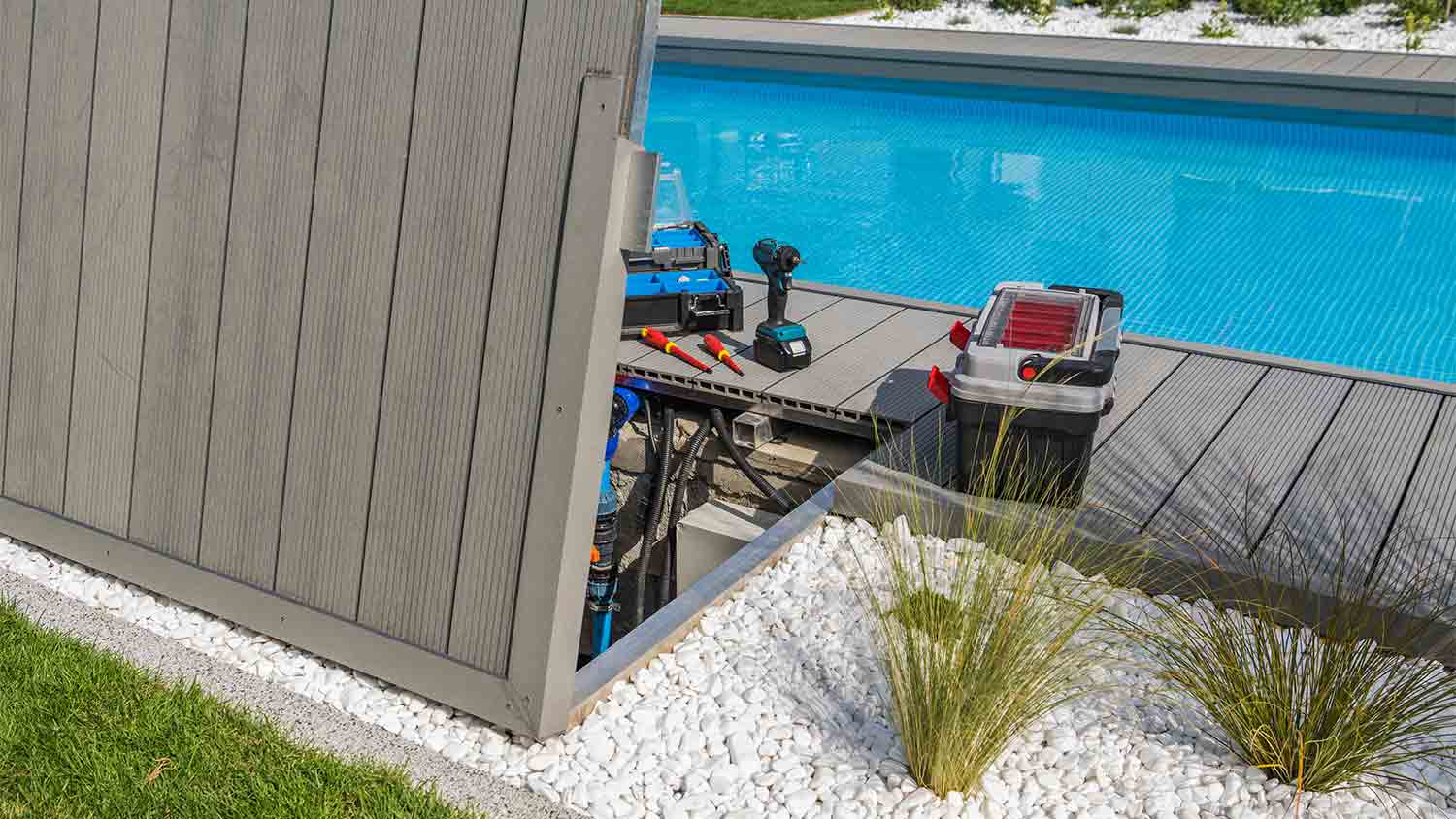 swimming pool pipe maintenance