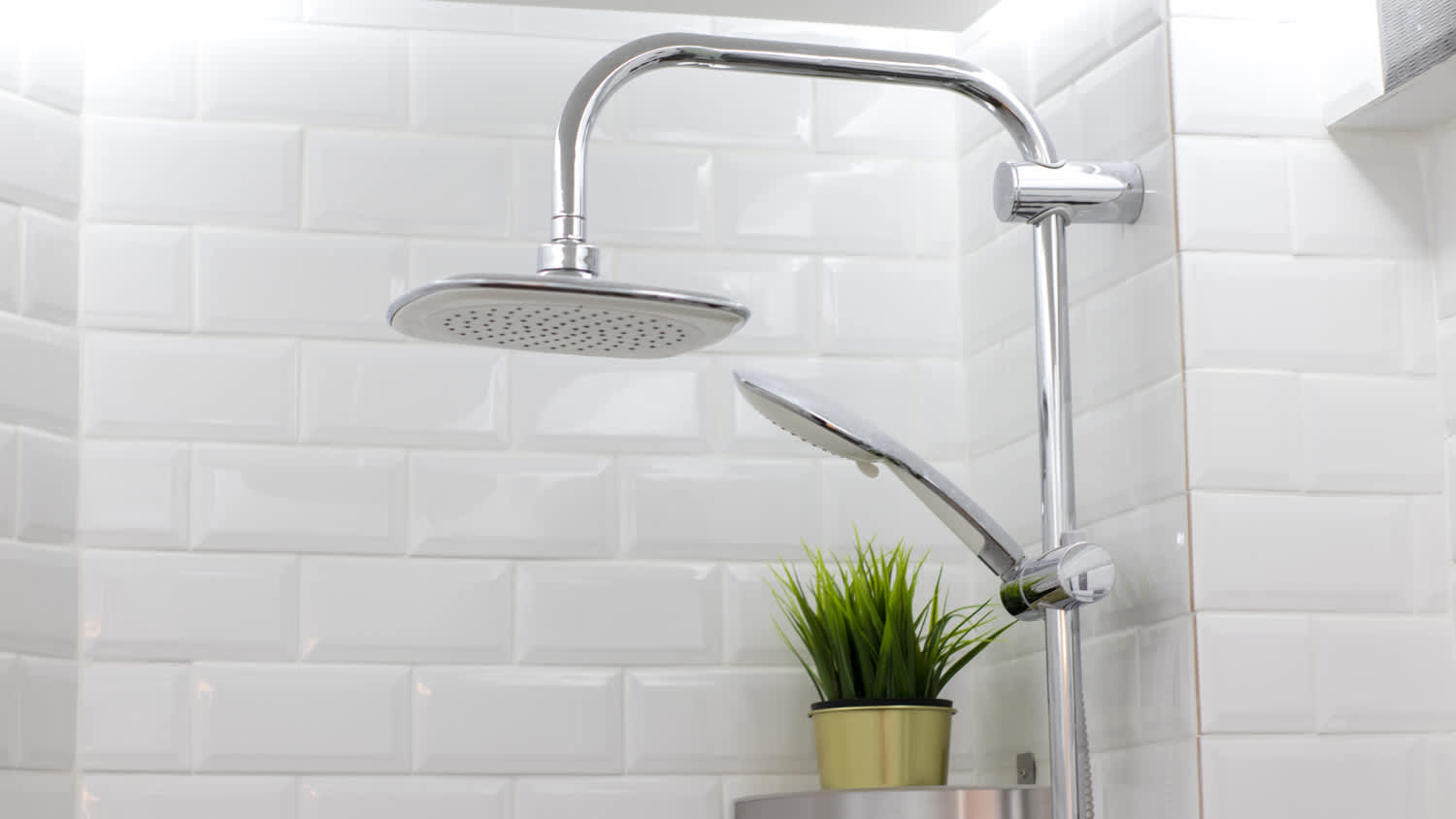 A dual shower head