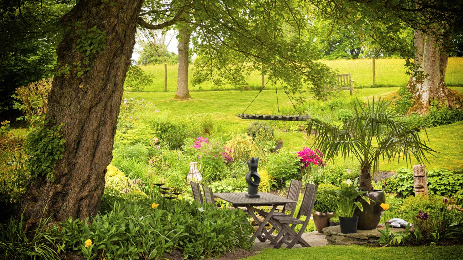 summer home garden