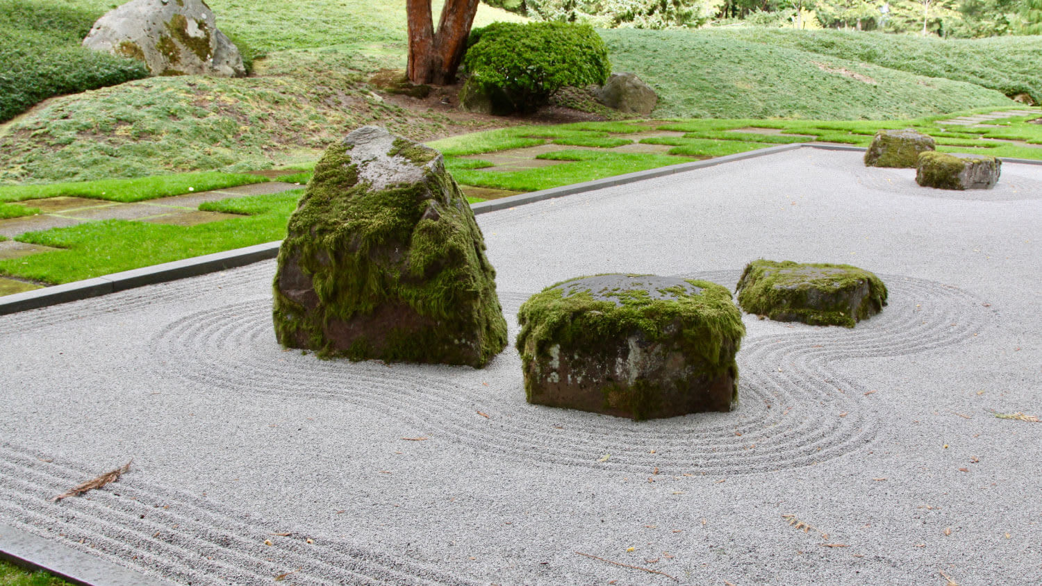 Japanese rock garden