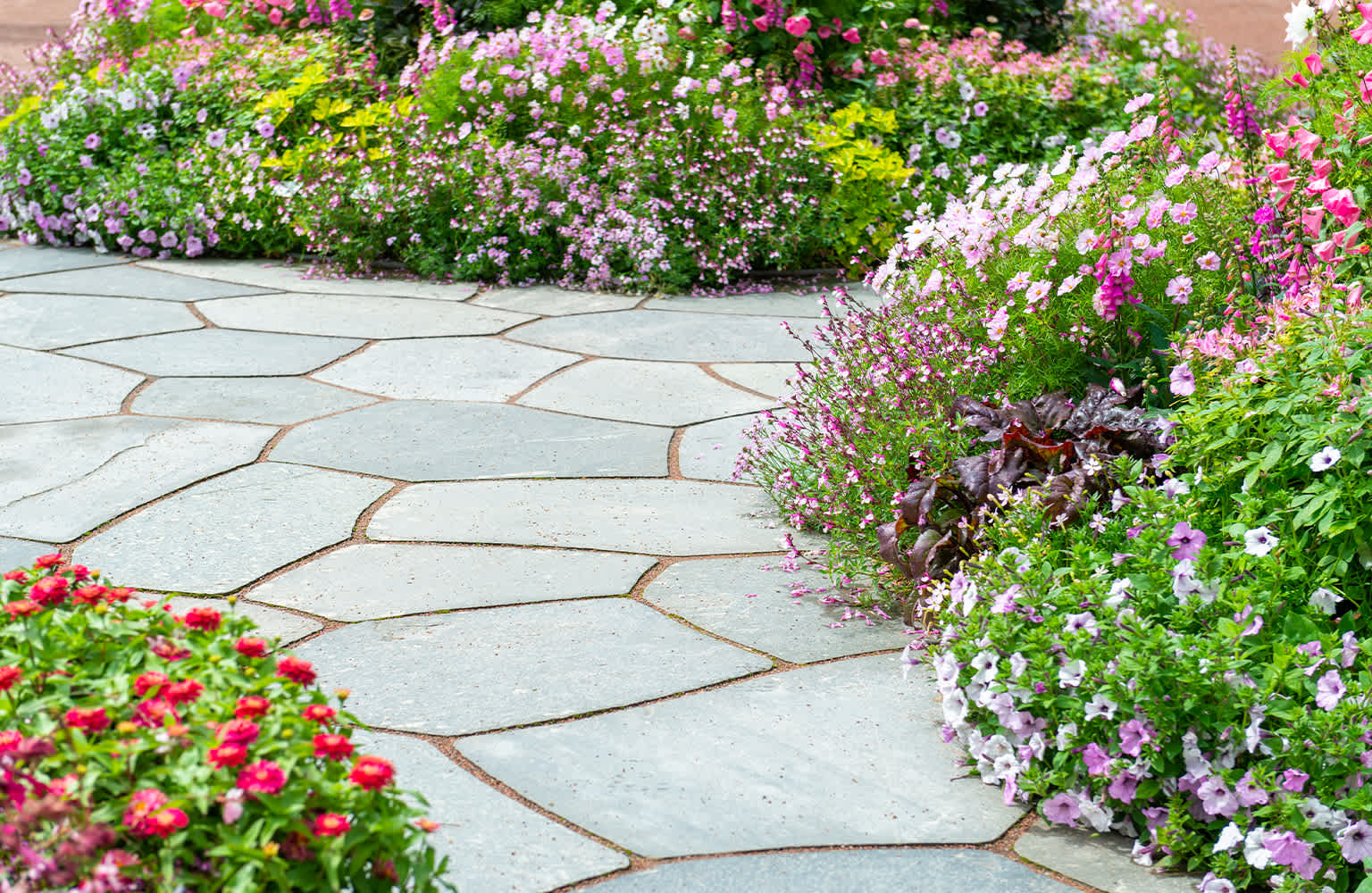 flagstone walkway