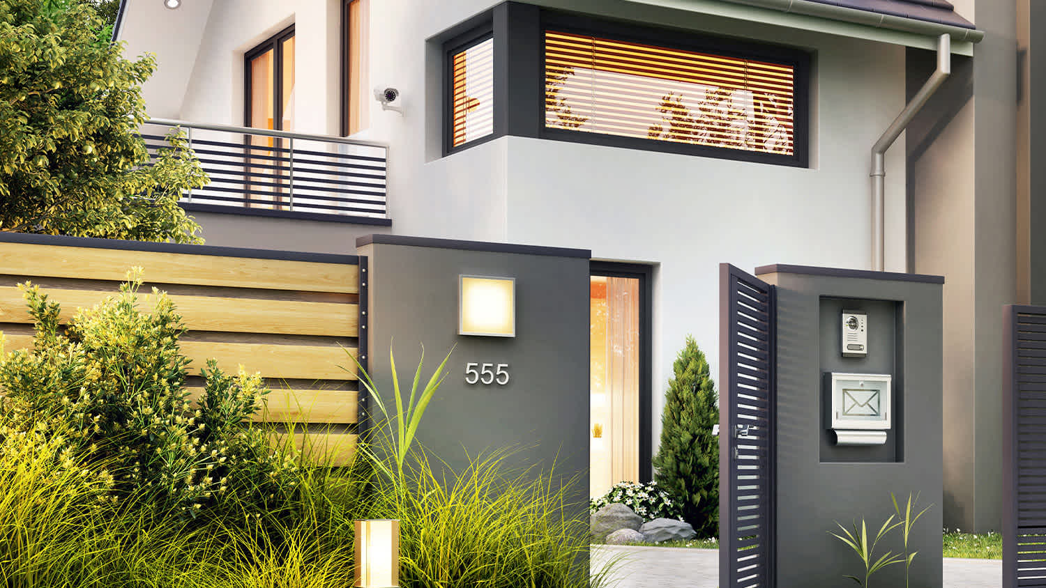 front of home, modern design
