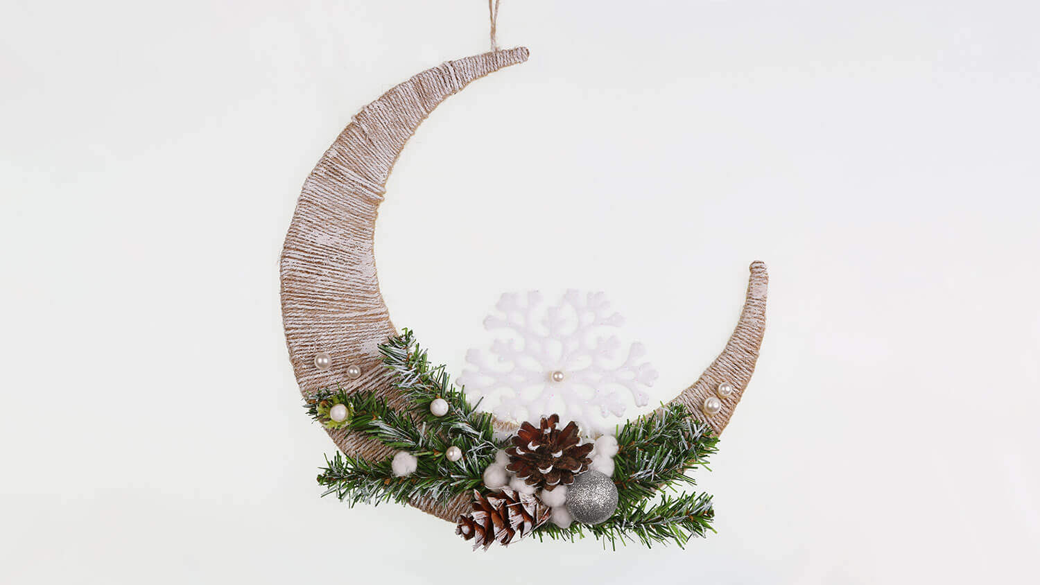 homemade moon wreath