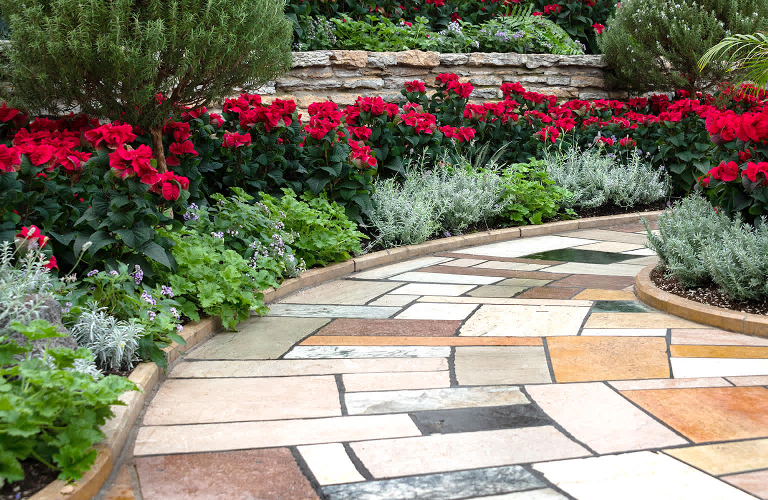 ceramic tile walkway