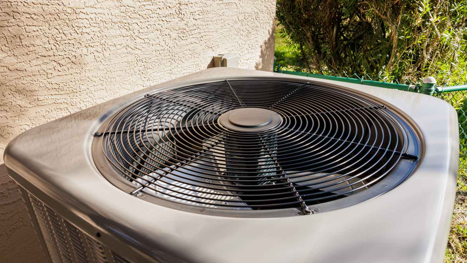 Close-up of a modern HVAC system