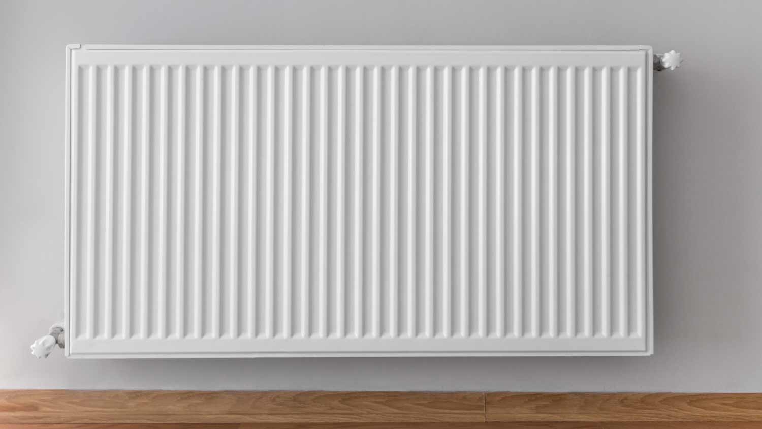 A new white radiator
