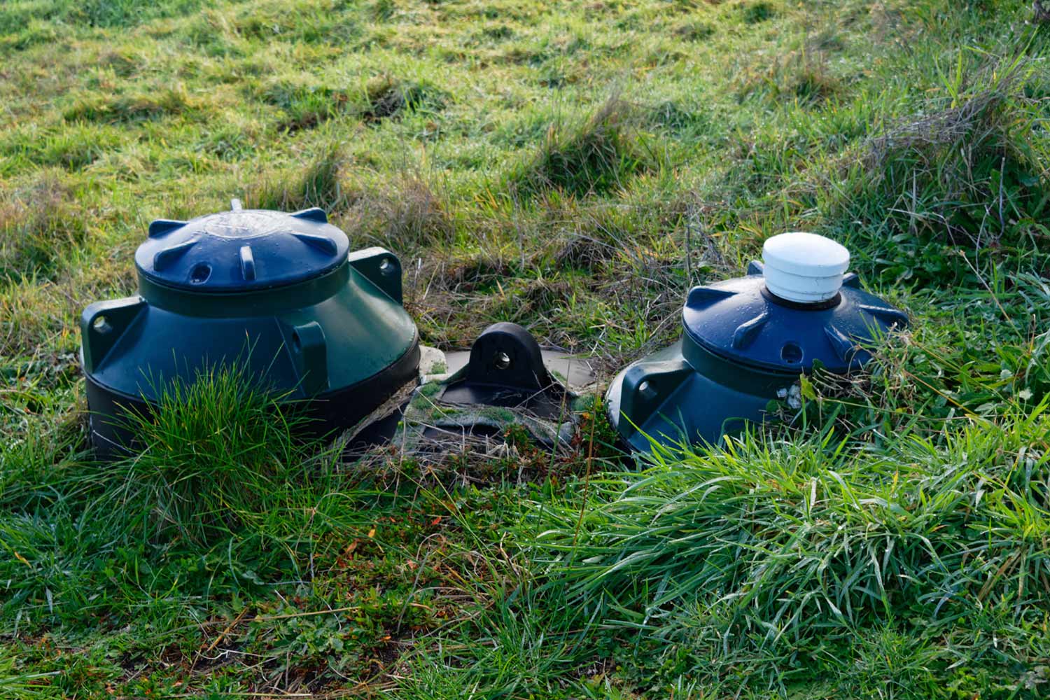 man septic tanks in the ground