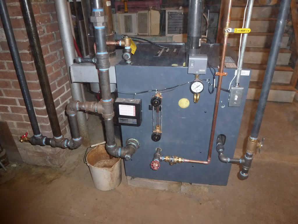 residential boiler heating system