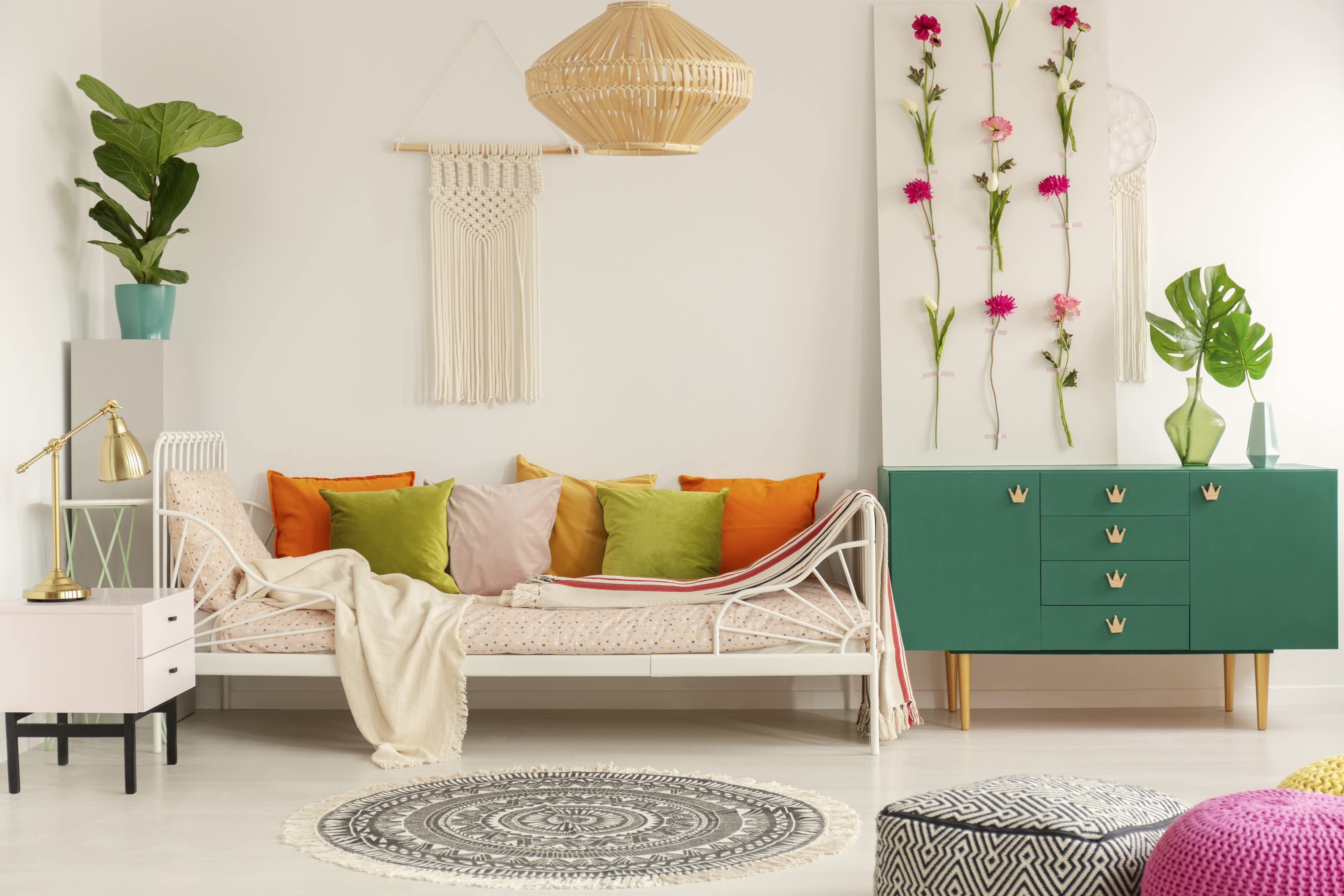 Bohemian-inspired living space