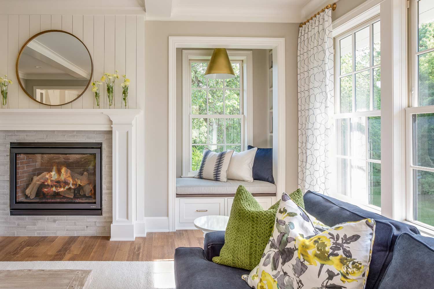 living room with big windows and natural light
