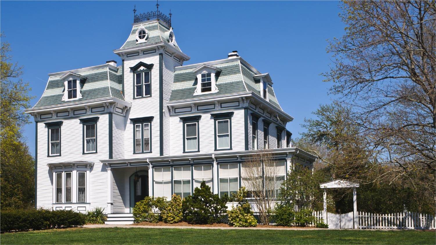 large white house