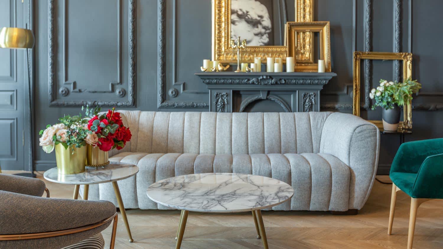 A luxury living room