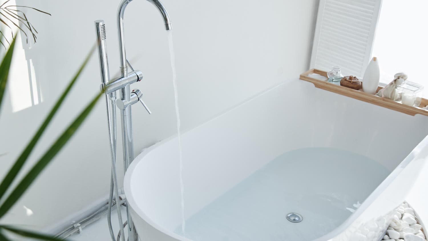 White modern bathroom