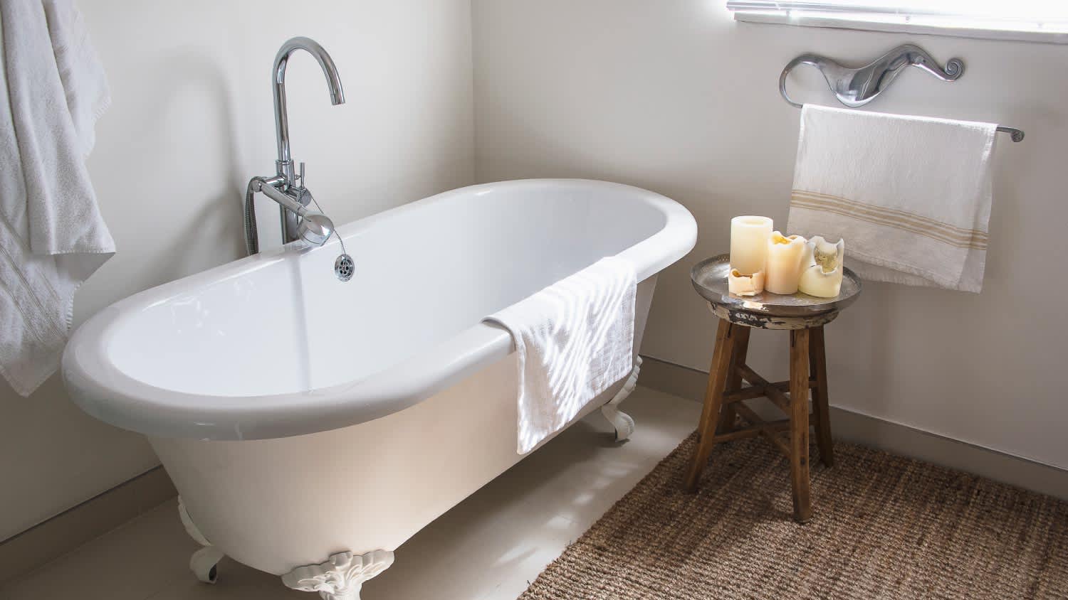 Interior of modern bathroom