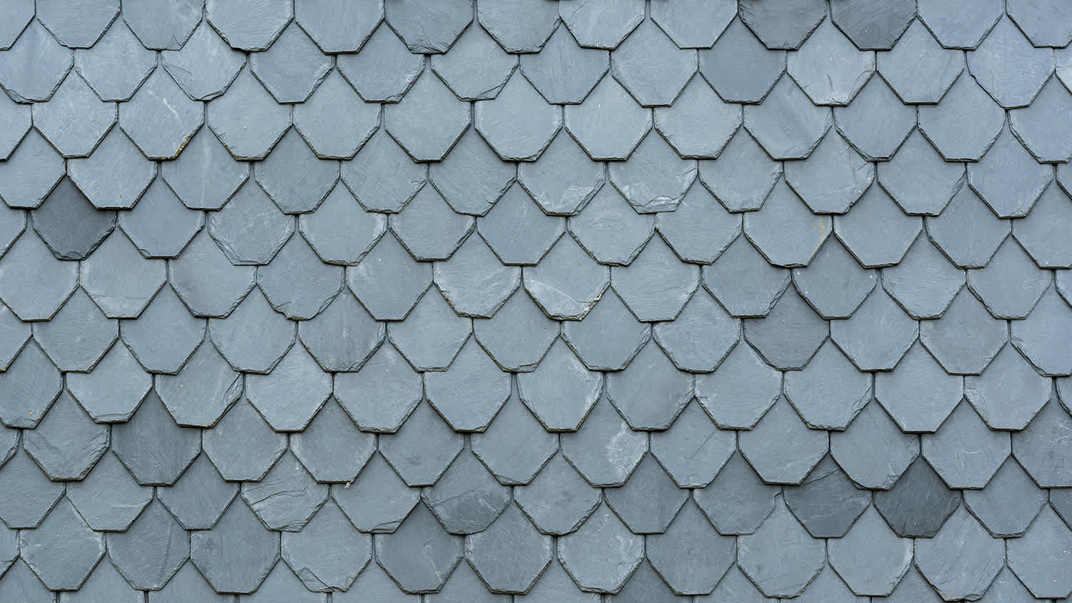 close up slate shingles