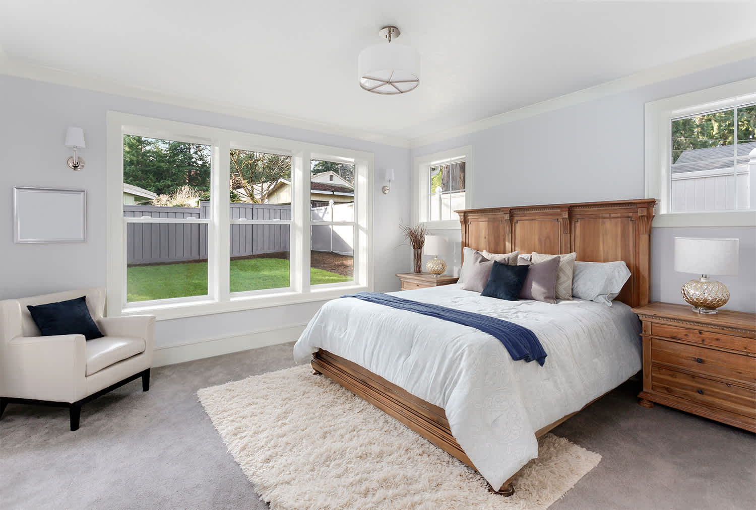 Master bedroom bed