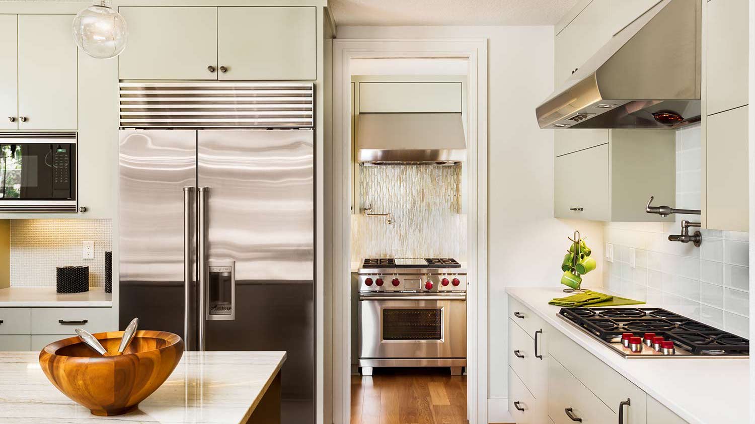 kitchen with modern appliances