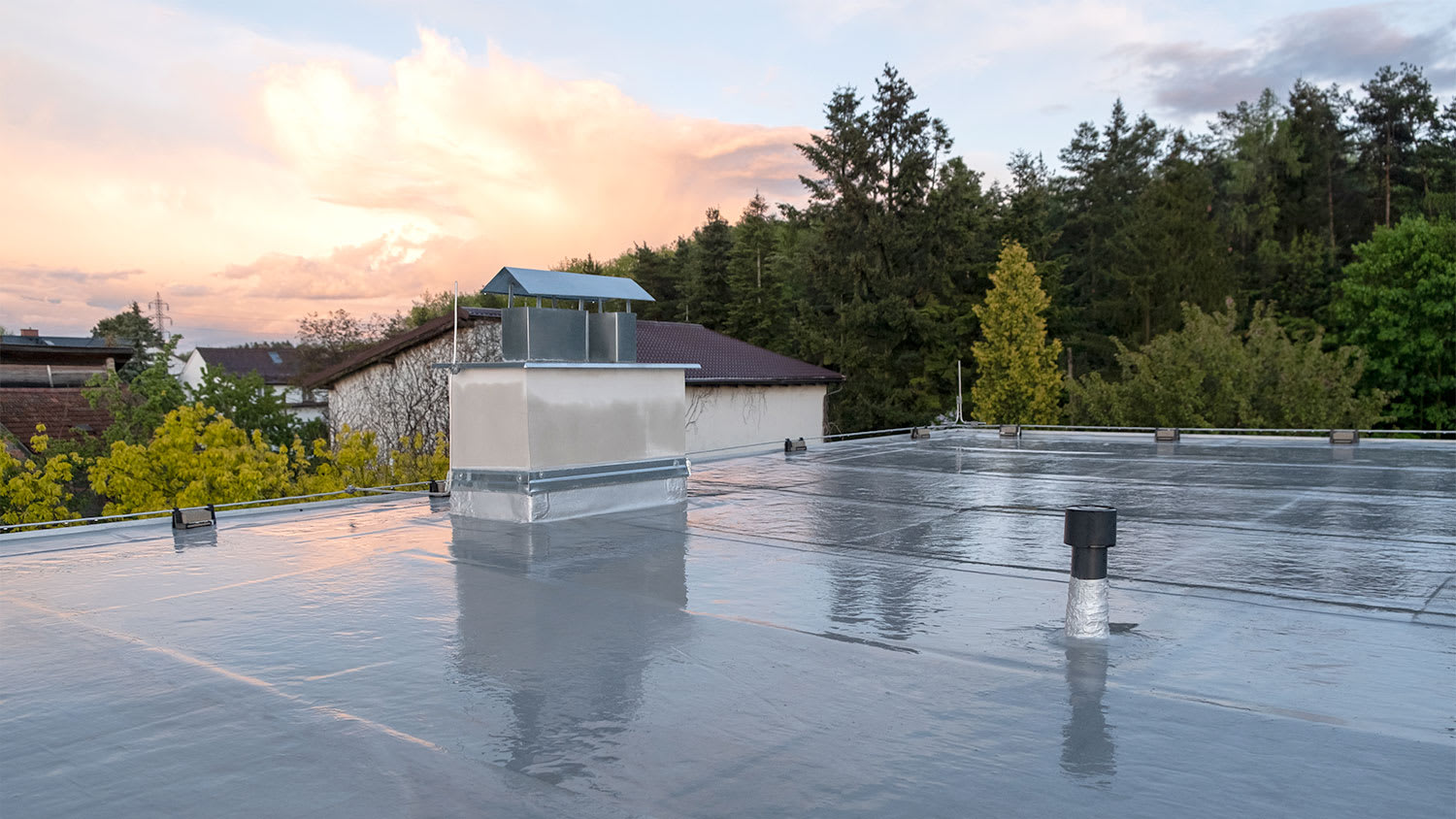 EPDM rubber roof