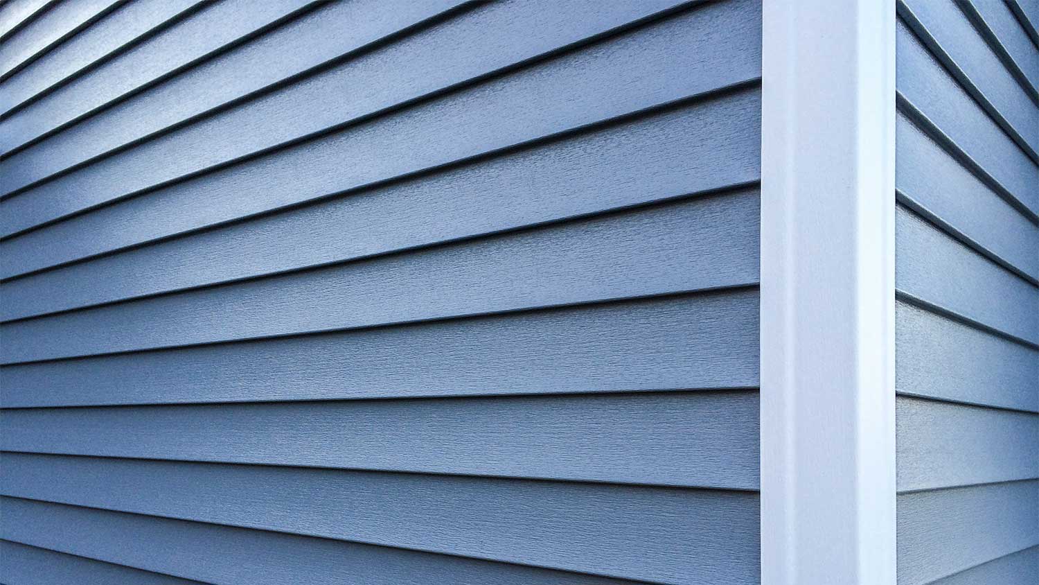 A house with vinyl siding