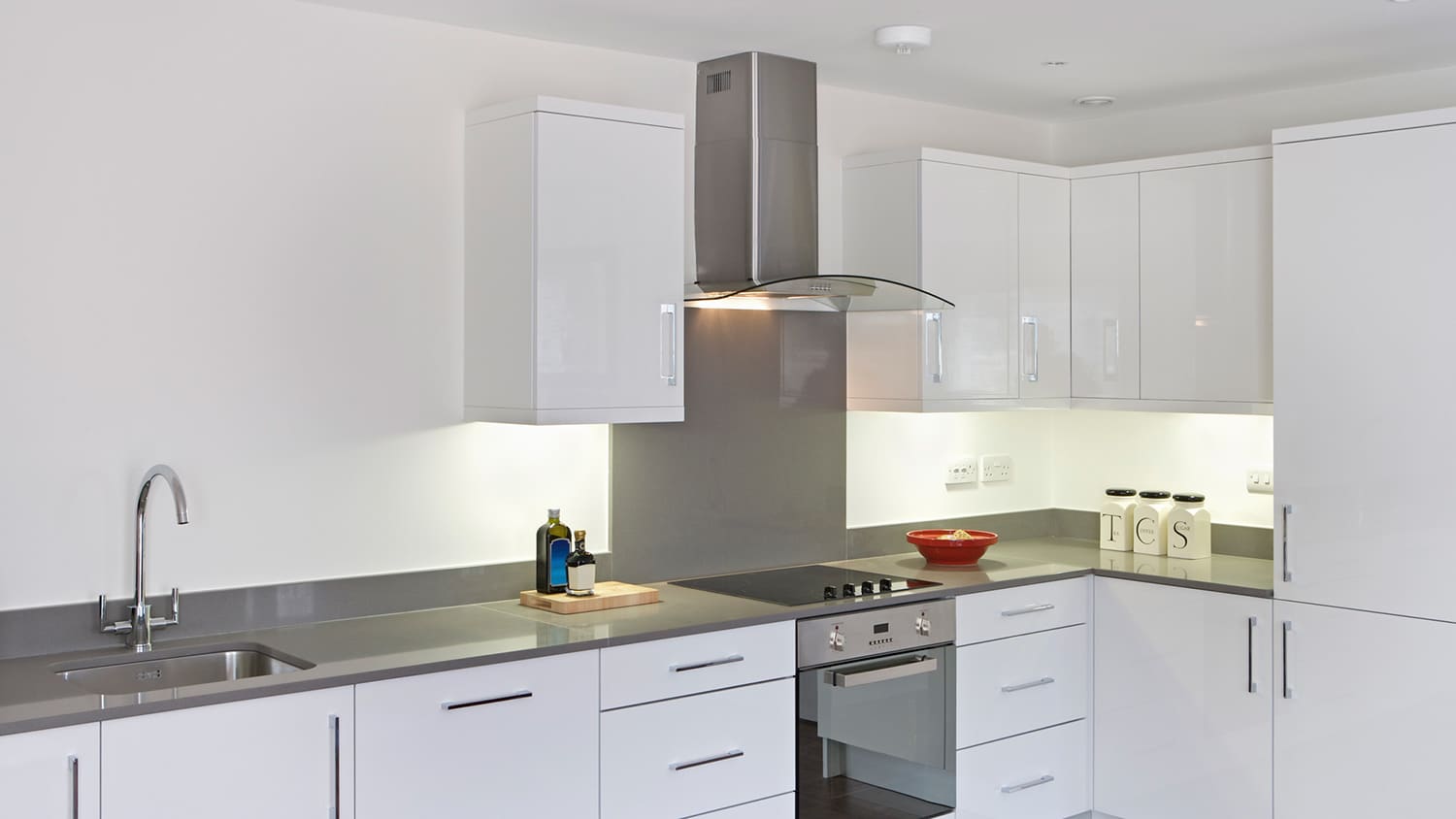 Smoke detector in kitchen