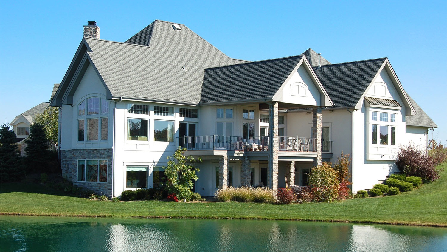 luxury house by the lake