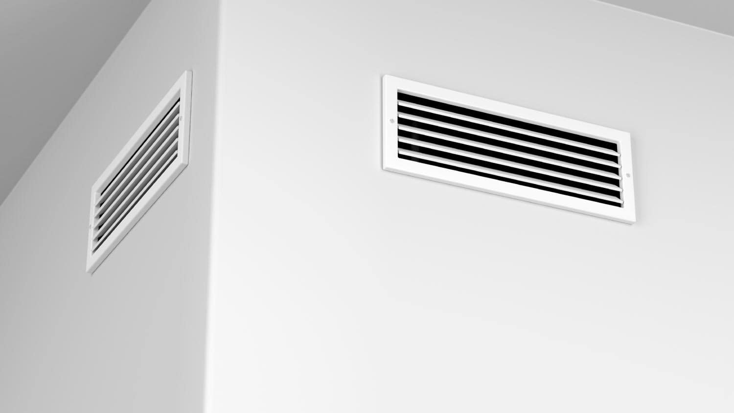 Air vents on the wall