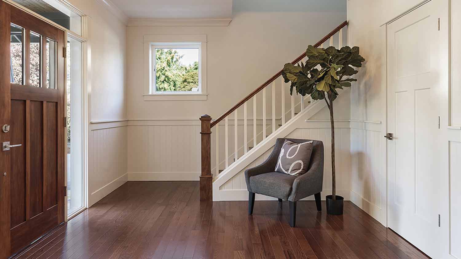 entryway foyer with staircase
