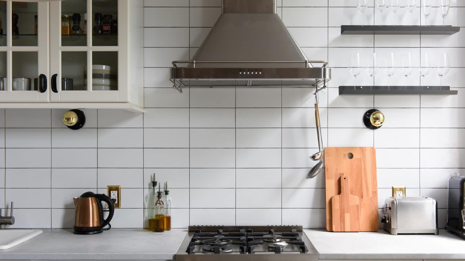 A renovated modern kitchen