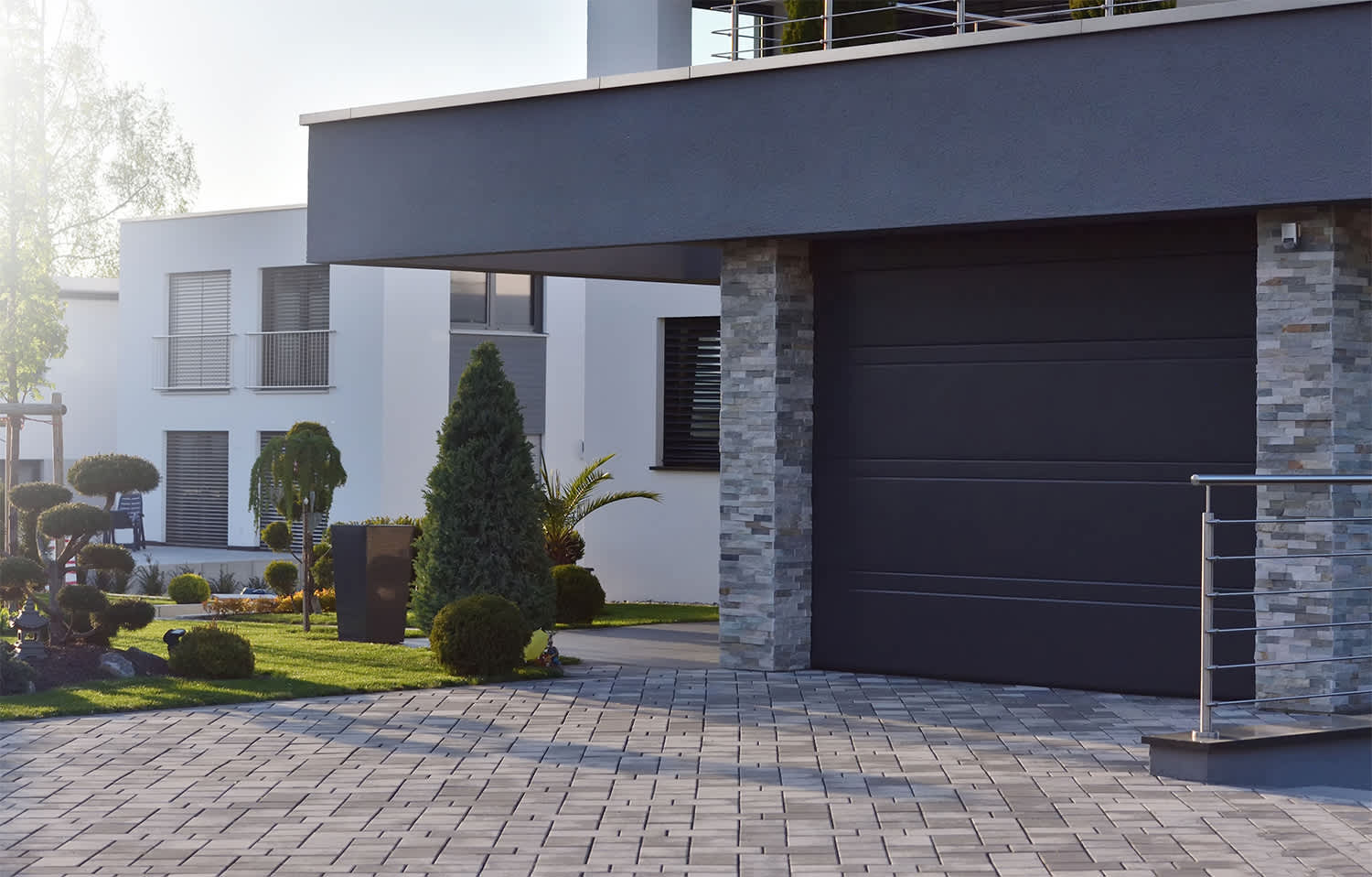 Modern garage door