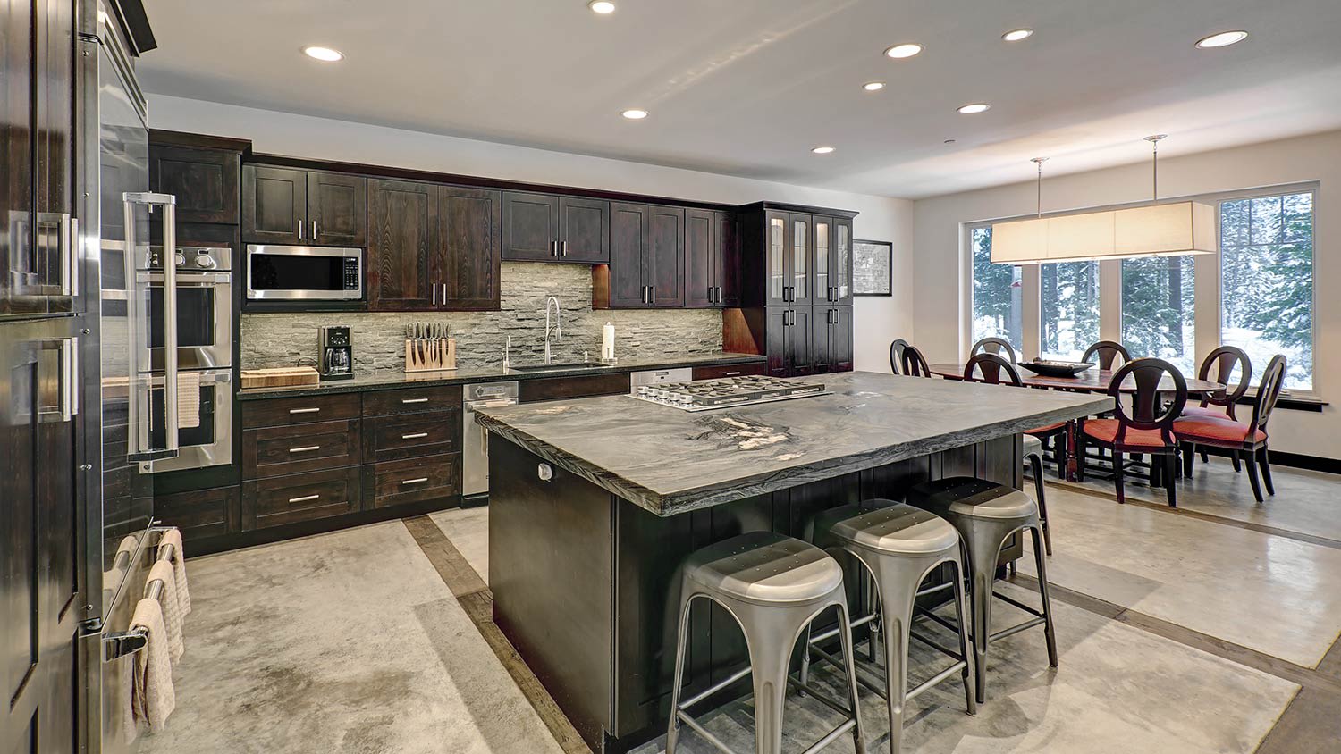 Concrete countertops
