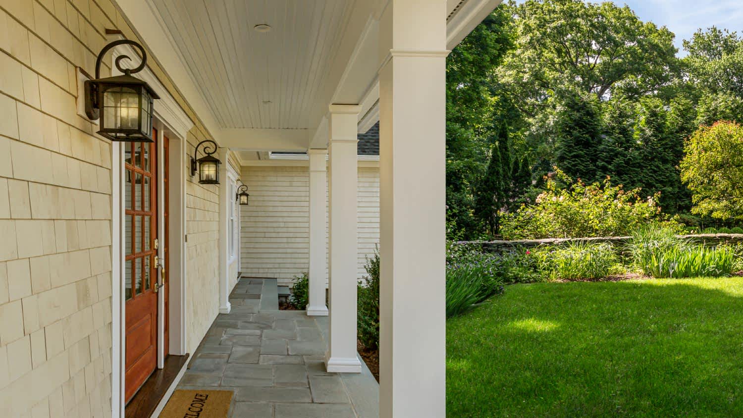 A beautiful front porch
