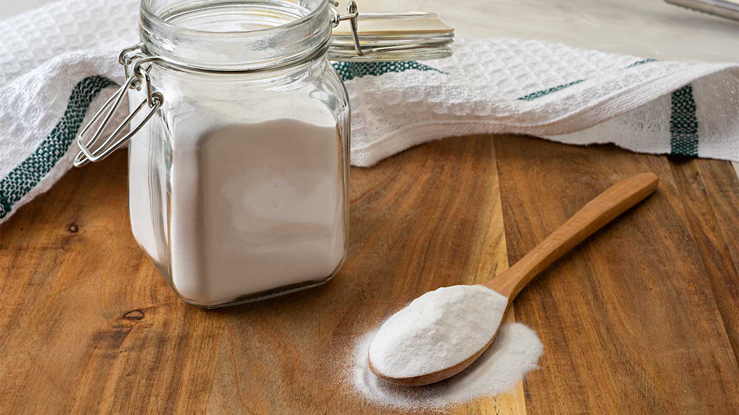 Baking soda in kitchen