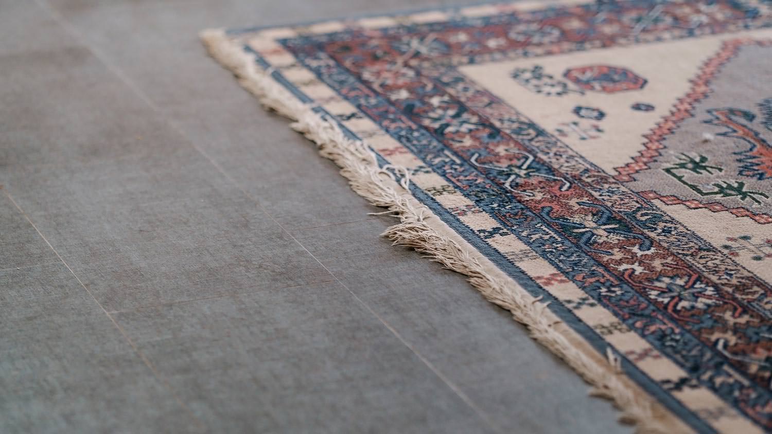 Detail of an ornamental rug