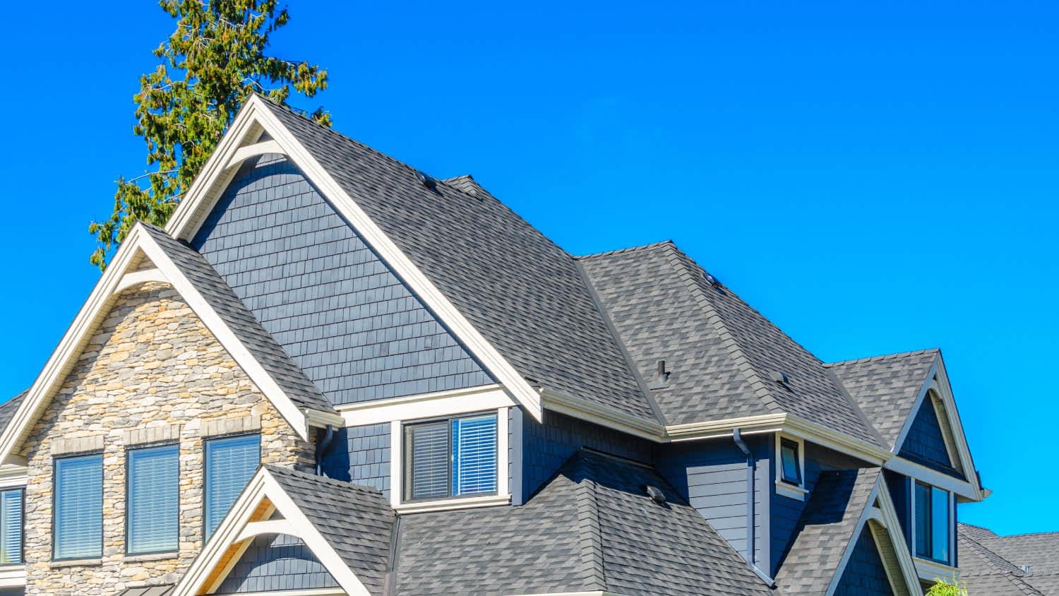 A nice house roof