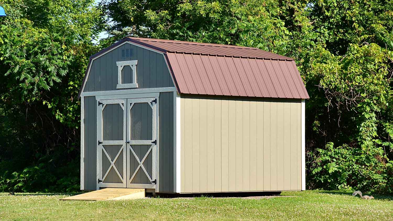 Prefabricated outdoor storage shed
