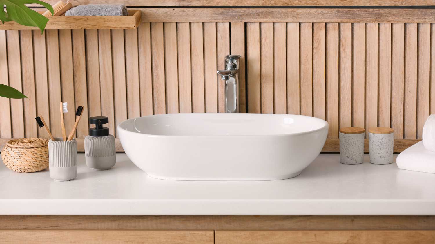 reeded texture sink