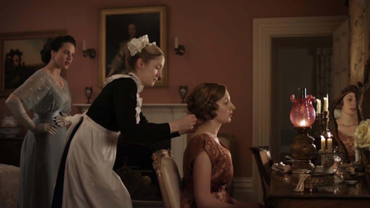 Downton Abbey Edith's bedroom