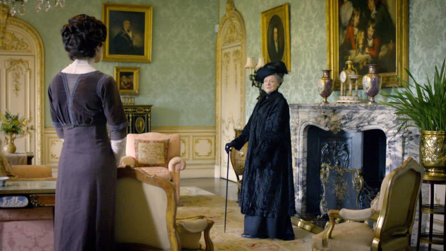 Downton Abbey drawing room